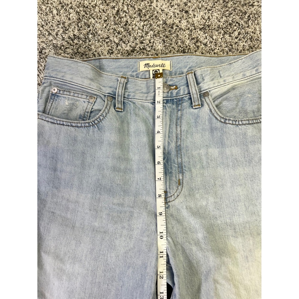 Madewell Perfect Vintage Jean women's 28 Light Wash High Rise Straight Leg Denim - Picture 6 of 14